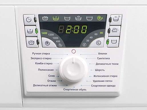 панель управления стиральных машин